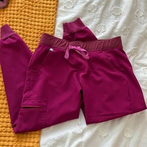 COPY - Figs magenta Zamora jogger pants